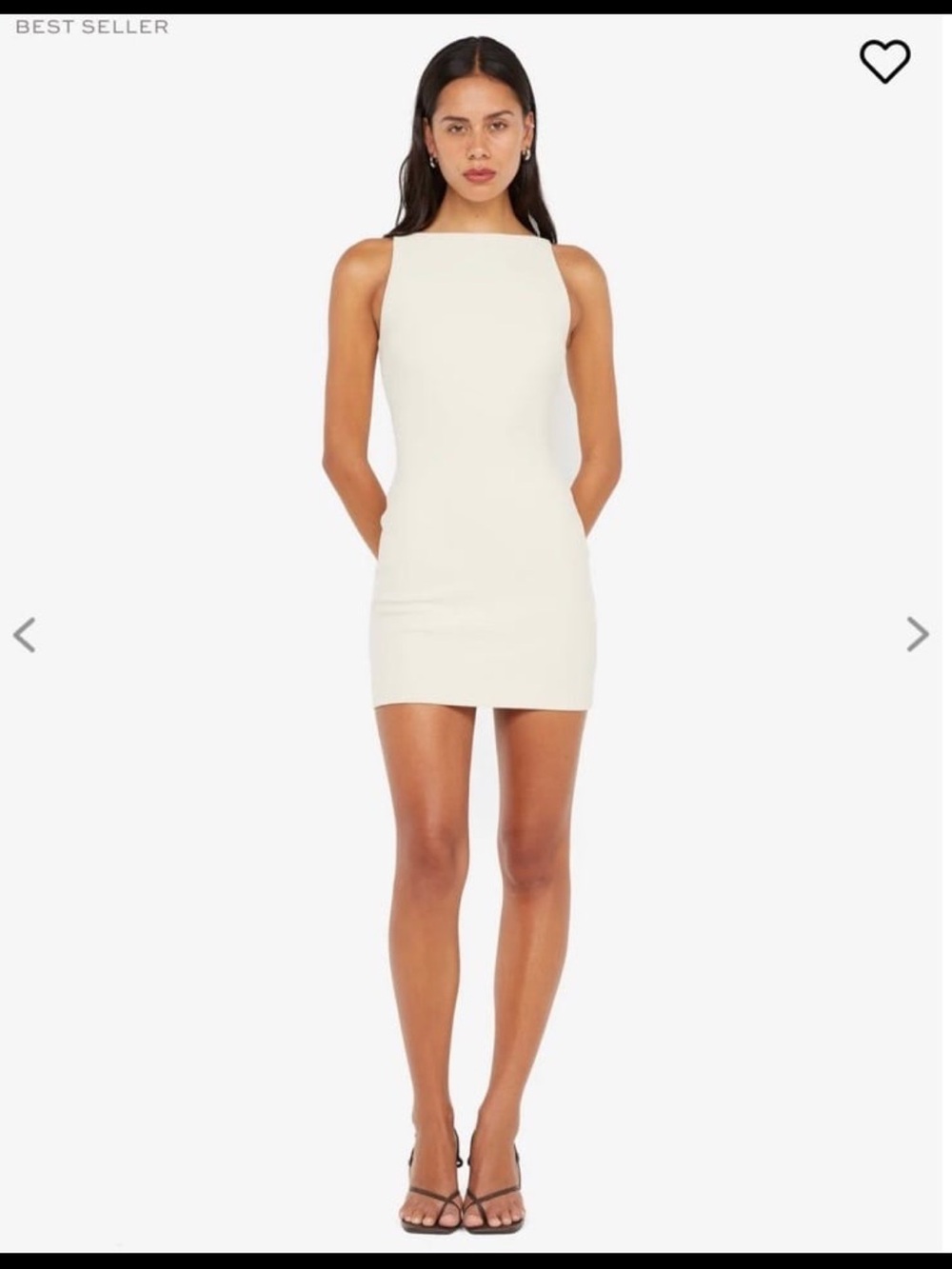 Bec + Bridge Clover Mini Dress Vanilla Bean Cream Size 6 NWT Wedding Guest